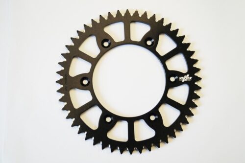 REAR SPROCKET VERTEX ALLOY KTM, VERTEX 892-897ECBK50, BLACK, 7075T6 ALLOY