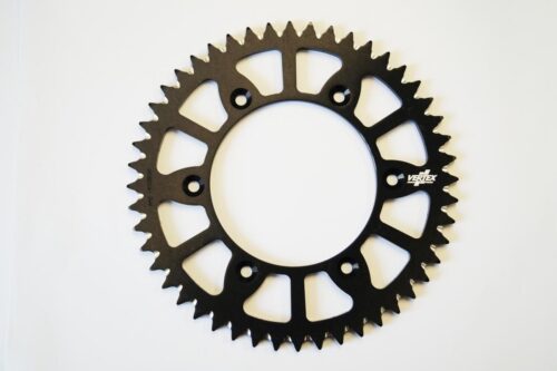 REAR SPROCKET VERTEX ALLOY KTM, VERTEX 892-897ECBK51, BLACK, 7075T6 ALLOY