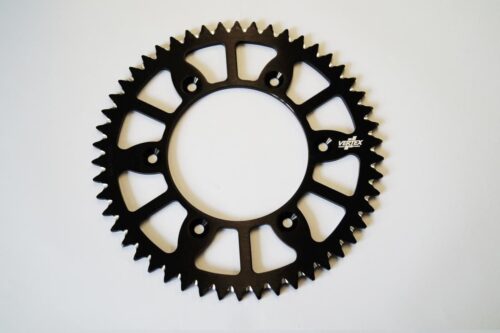 REAR SPROCKET VERTEX ALLOY 210, VERTEX 892-210ECBK49, BLACK, 7075T6 ALLOY