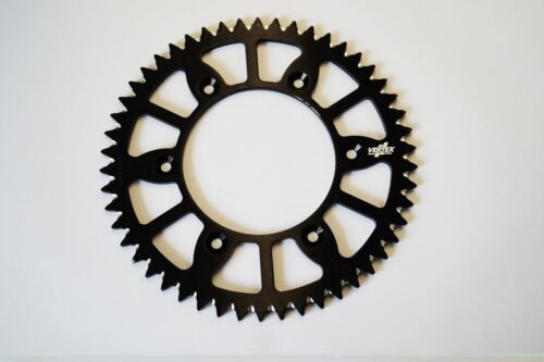 REAR SPROCKET VERTEX ALLOY 210, VERTEX 892-210ECBK51, BLACK, 7075T6 ALLOY