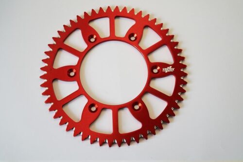 REAR SPROCKET VERTEX ALLOY 210, VERTEX 892-210ECRD48, RED, 7075T6 ALLOY