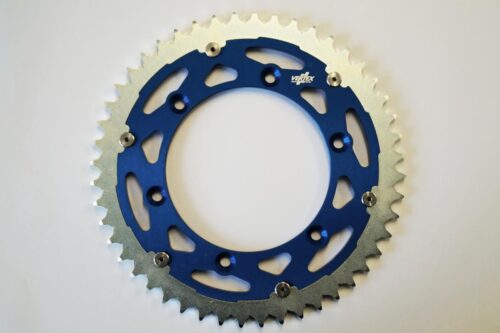 REAR SPROCKET TWINRING 251, VERTEX 892-2015DUOBU48, BLUE, 707576 ALLOY & C45 STEEL
