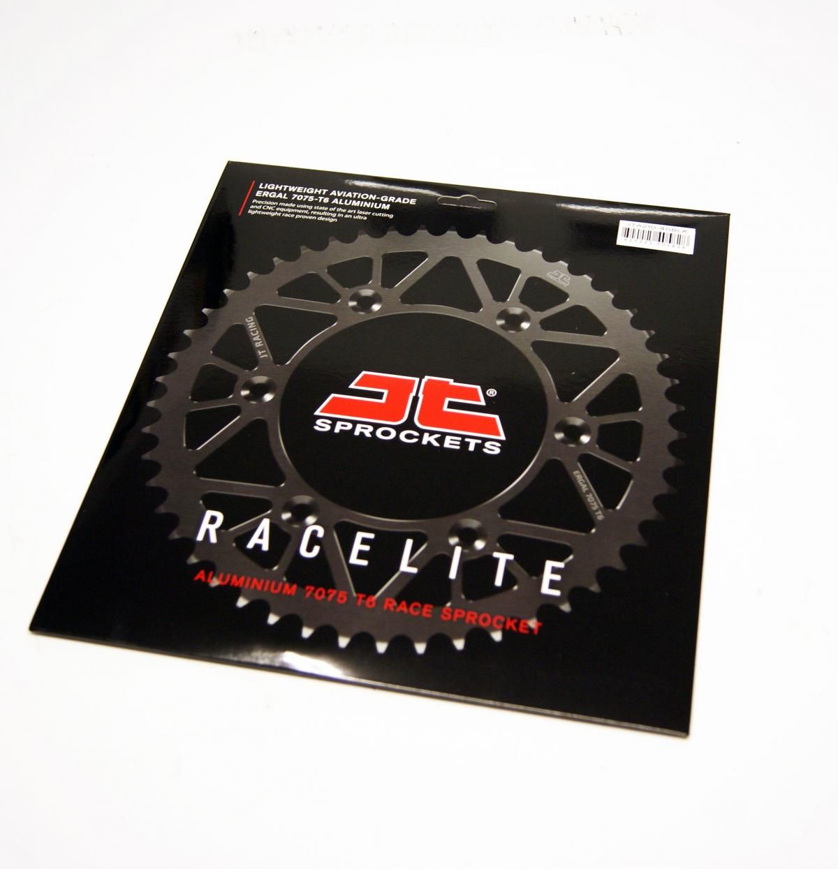 REAR SPROCKET JT RACERLITE BLACK, JT JTA210.40BLK 7075-T6 Aluminium - Image 2