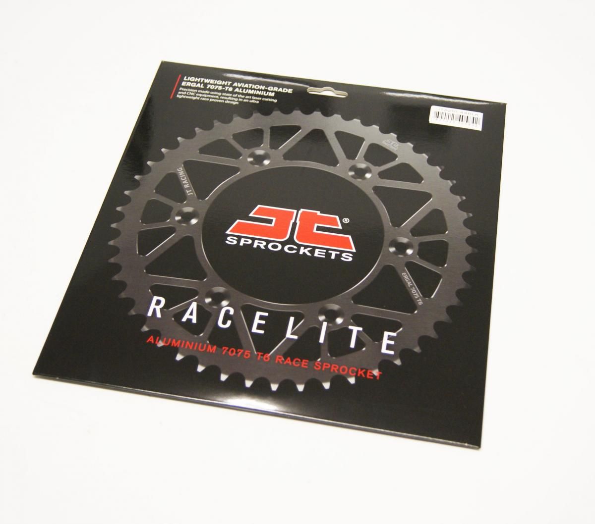 REAR SPROCKET JT RACERLITE BLACK, JT JTA210.44BLK 7075-T6 Aluminium - Image 2