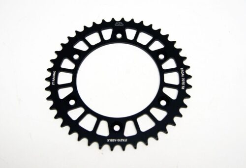 REAR SPROCKET JT RACERLITE BLACK, JT JTA210.42BLK 7075-T6 Aluminium