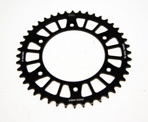 REAR SPROCKET JT RACERLITE BLACK, JT JTA210.44BLK 7075-T6 Aluminium