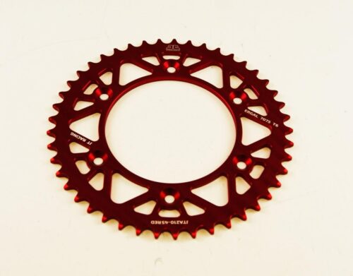 REAR SPROCKET JT RACERLITE RED, JT JTA210.45RED 7075-T6 Aluminium