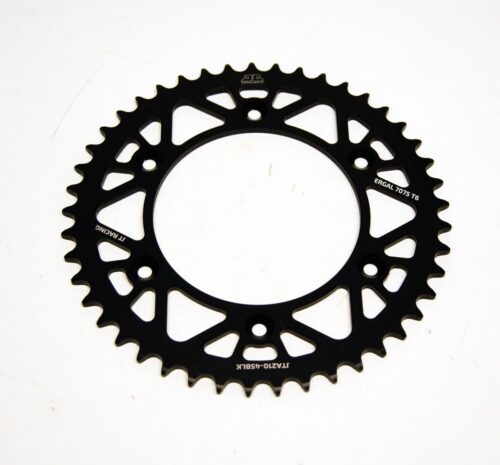REAR SPROCKET JT RACERLITE BLACK, JT JTA210.45BLK 7075-T6 Aluminium