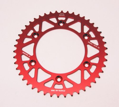 REAR SPROCKET JT RACERLITE RED, JT JTA210.46RED 7075-T6 Aluminium