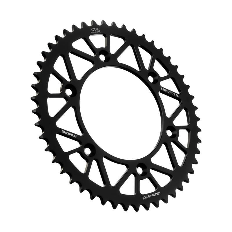 REAR SPROCKET JT RACERLITE BLACK, JT JTA210.47BLK 7075-T6 Aluminium - Image 2