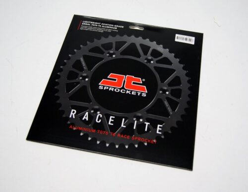 REAR SPROCKET JT RACERLITE BLACK, JT JTA210.47BLK 7075-T6 Aluminium