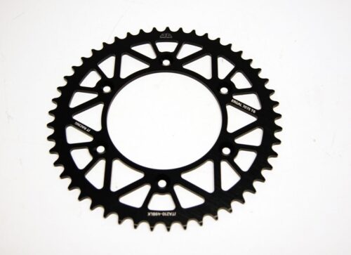 REAR SPROCKET JT RACERLITE BLACK, JT JTA210.49BLK 7075-T6 Aluminium