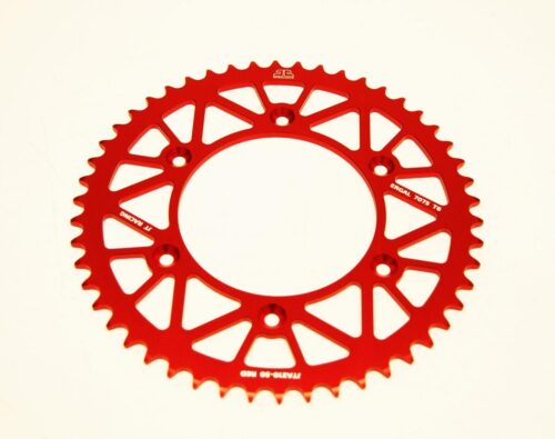 REAR SPROCKET JT RACERLITE RED, JT JTA210.50RED 7075-T6 Aluminium