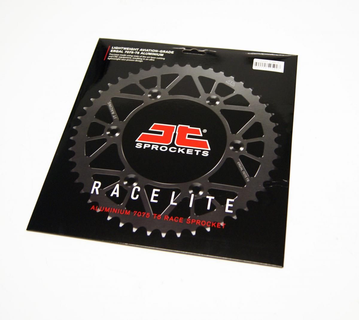 REAR SPROCKET JT RACERLITE BLACK, JT JTA210.53BLK 7075-T6 Aluminium - Image 2