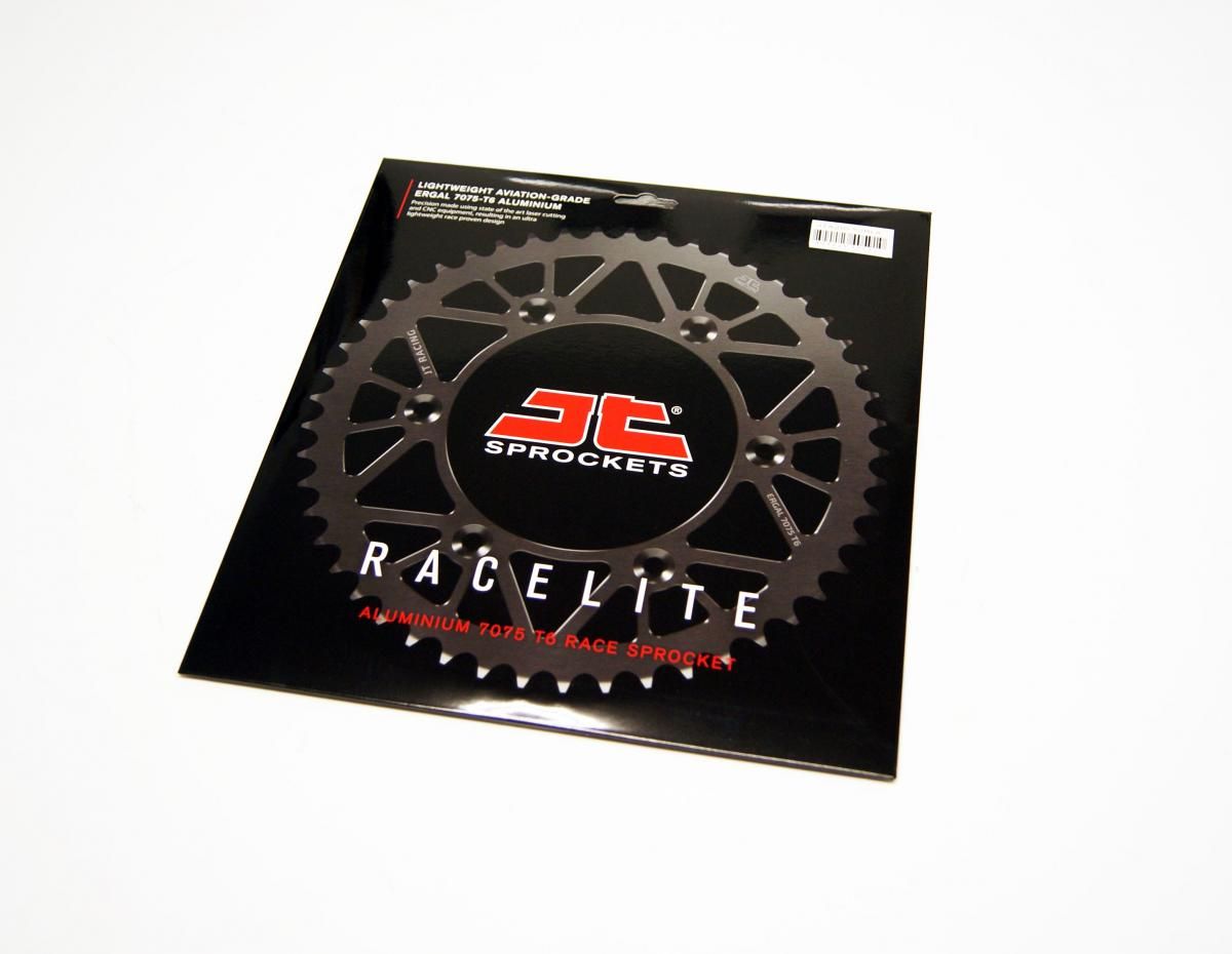 REAR SPROCKET JT RACERLITE BLACK, JT JTA210.52BLK 7075-T6 Aluminium