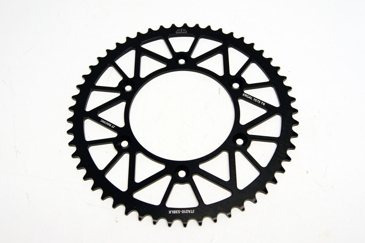 REAR SPROCKET JT RACERLITE BLACK, JT JTA210.53BLK 7075-T6 Aluminium