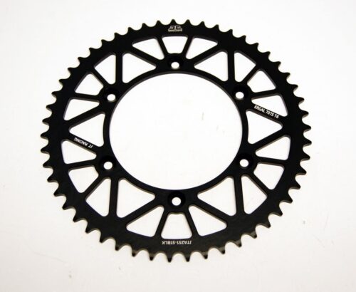REAR SPROCKET ALLOY BLACK 251, JTA251.51BLK 7075-T6 Aluminium, SR251-51