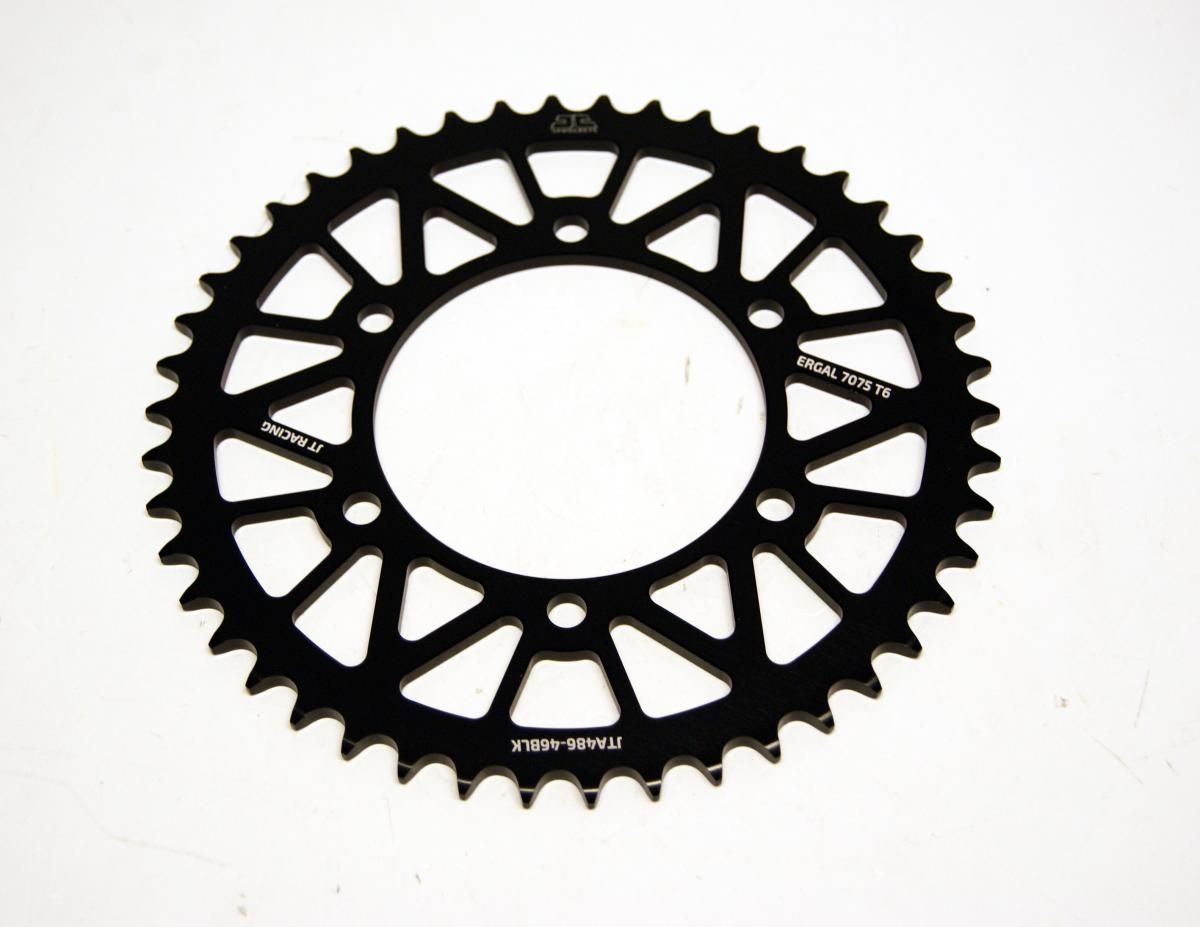 REAR SPROCKET ALLOY JTA486.46BLK, HONDA ROAD JT