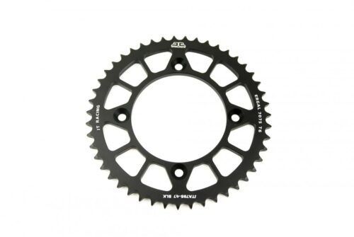 REAR SPROCKET ALLOY BLACK 798, JTA798.47BLK 7075-T6 Aluminium