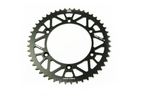 REAR SPROCKET ALLOY BLACK 822, JTA822.49BLK 7075-T6 Aluminium