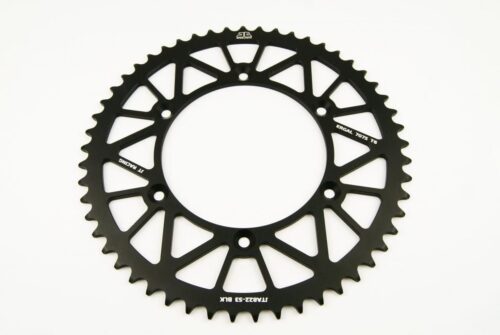 REAR SPROCKET ALLOY BLACK 822, JTA822.53BLK 7075-T6 Aluminium