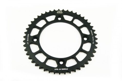 REAR SPROCKET ALLOY BLACK 441, JTA895.47BLK 7075-T6 Aluminium