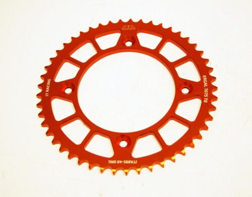 REAR SPROCKET ALLOY ORANGE 441, JTA895.49ORG 7075-T6 Aluminium