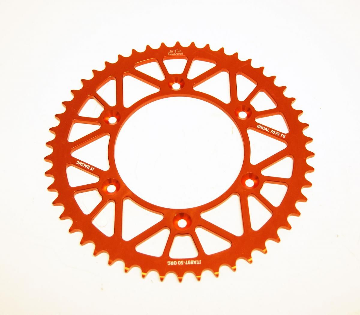 REAR SPROCKET ALLOY ORANGE, JTA897.50ORG - Image 2