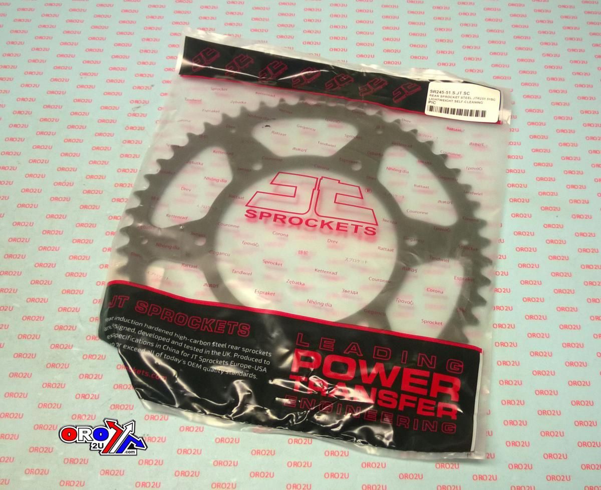REAR SPROCKET STEEL JTR251.51SC, LIGHTWEIGHT SELF-CLEANING - Image 2