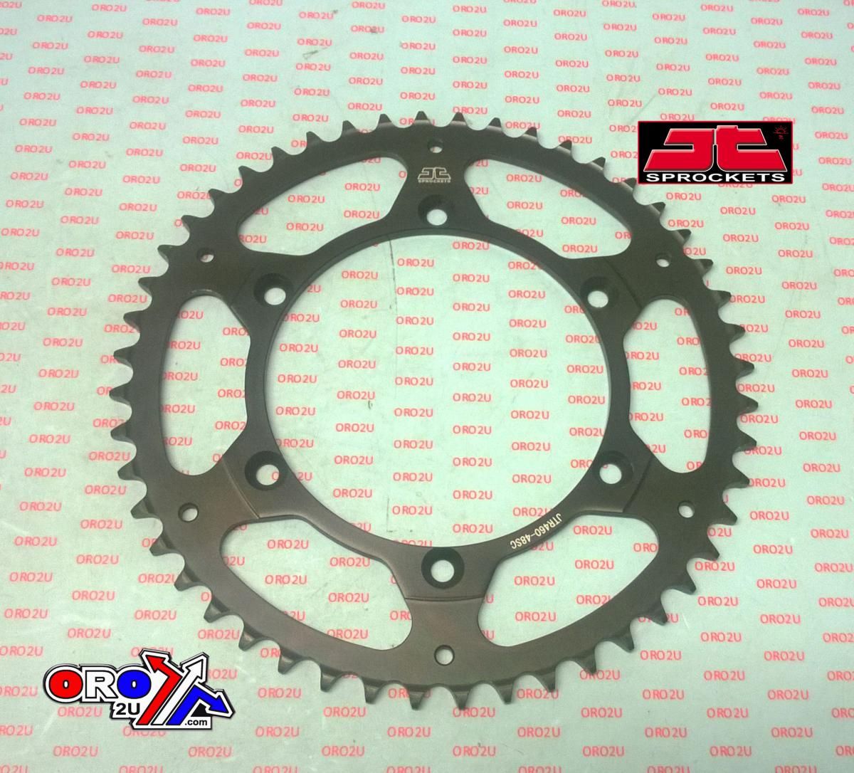 REAR SPROCKET STEEL BLK JTR460, LIGHTWEIGHT SELF-CLEANING, JTR460.48SC, JTR46048SC