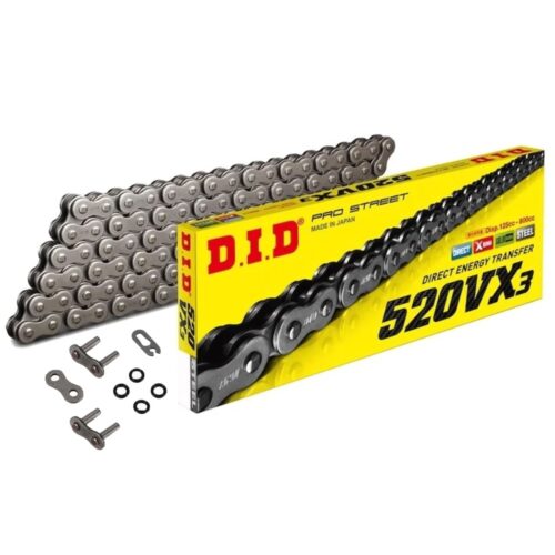 DID CHAIN 520VX3 X-RING 98L, DID520VX098, BLACK CHAIN LINKS, DID520VX2098 30-806