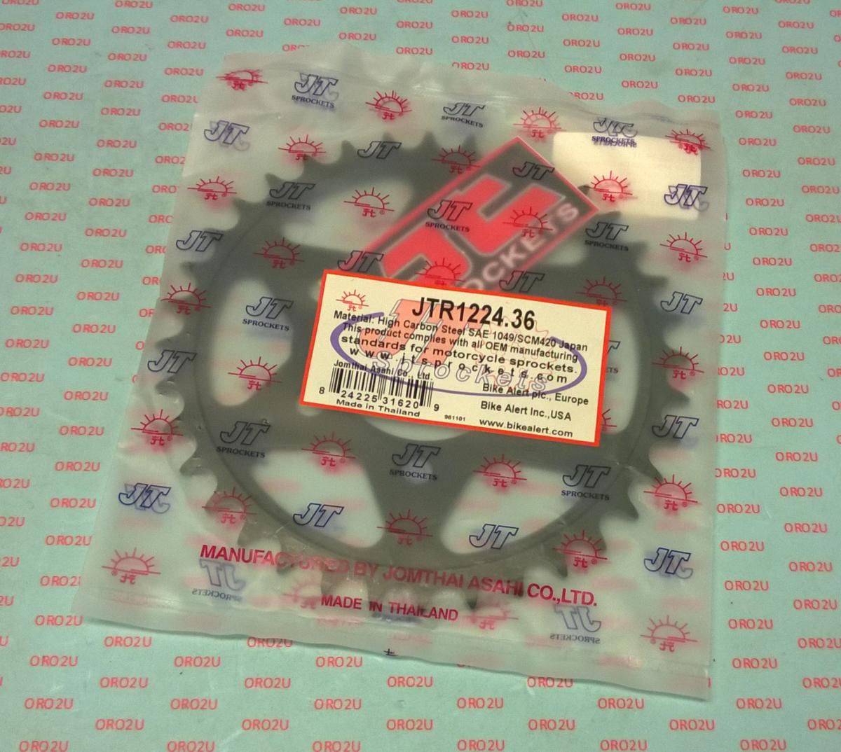 REAR SPROCKET CB CBF HONDA, JTR1224.36 JT