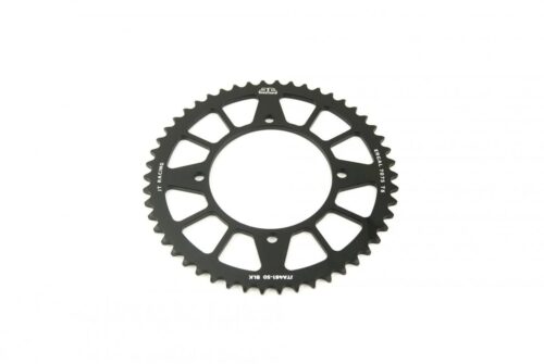 REAR SPROCKET ALLOY BLACK 4-HOLE, JTA461.50 7075-T6 Aluminium