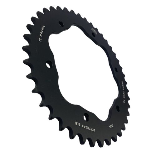 REAR SPROCKET ALLOY BLACK, JTA762.41BLK.7075-T6 Aluminium. DUCATI 520 Chain Conversion