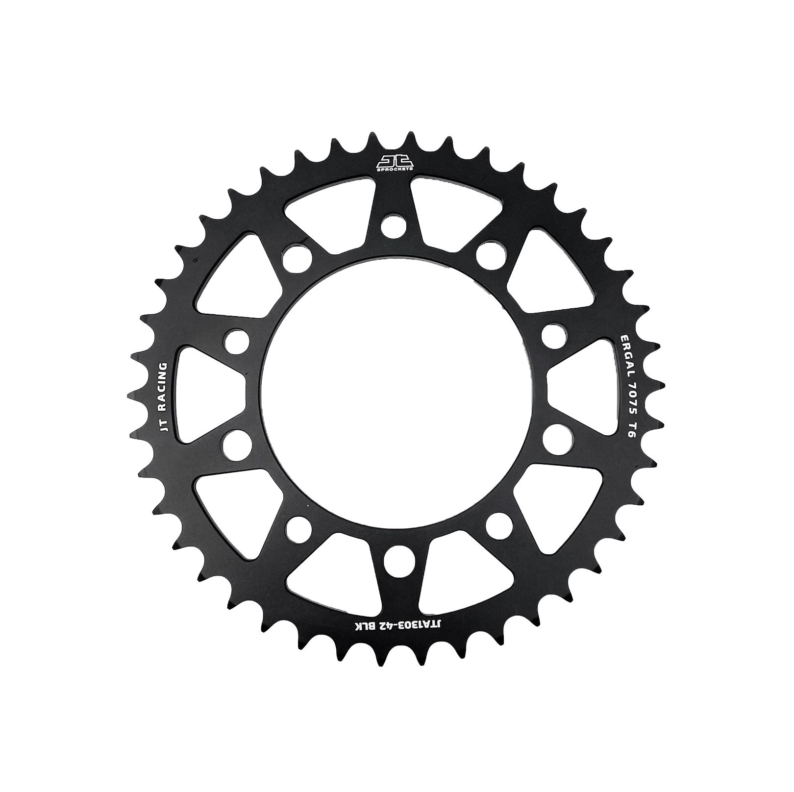 REAR SPROCKET ALLOY JTA1303.42 BLACK, HONDA ROAD CHAIN 520