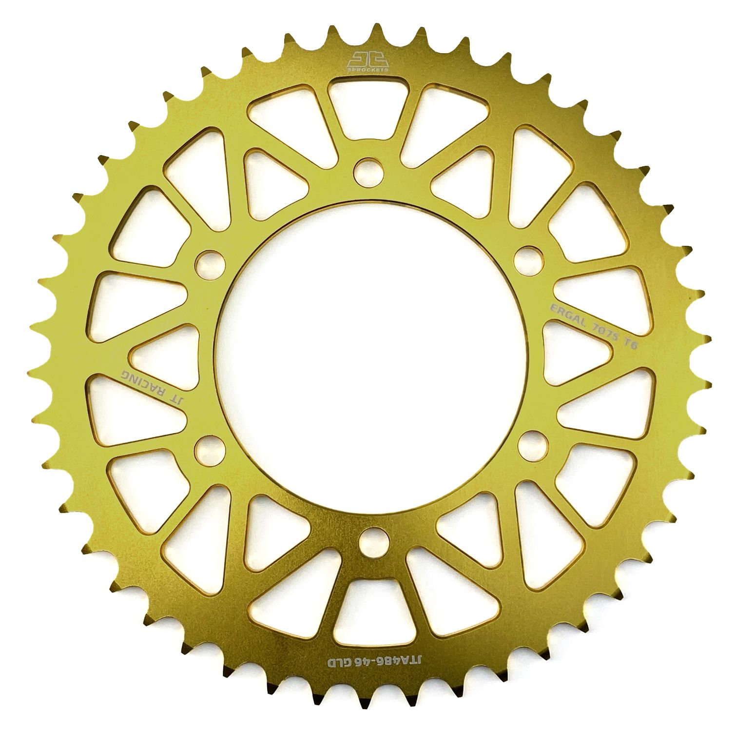 REAR SPROCKET ALLOY JTA486.46GLD, HONDA ROAD JT