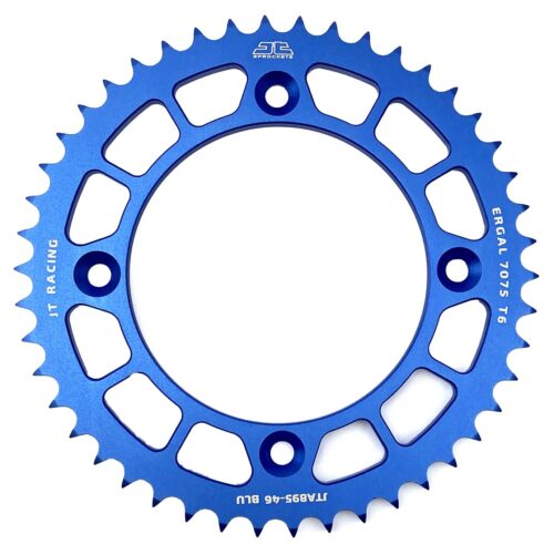 REAR SPROCKET ALLOY BLUE 441, JTA895.46BLU 7075-T6 Aluminium