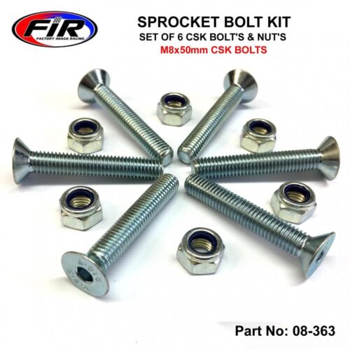SPROCKET BOLT SET/6 8x50mm