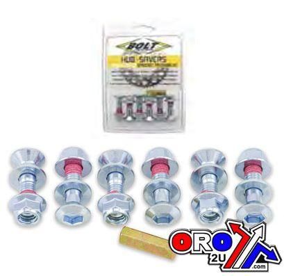 SPROCKET BOLT SET SILVER M8x25, BOLT HARDWARE 2004-HSS, BM2008HSS - Image 2