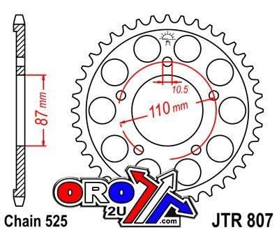 REAR SPROCKET STEEL JTR807.48