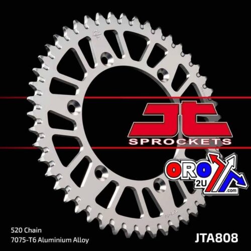 REAR SPROCKET ALLOY SILVER 808, JTA808.46