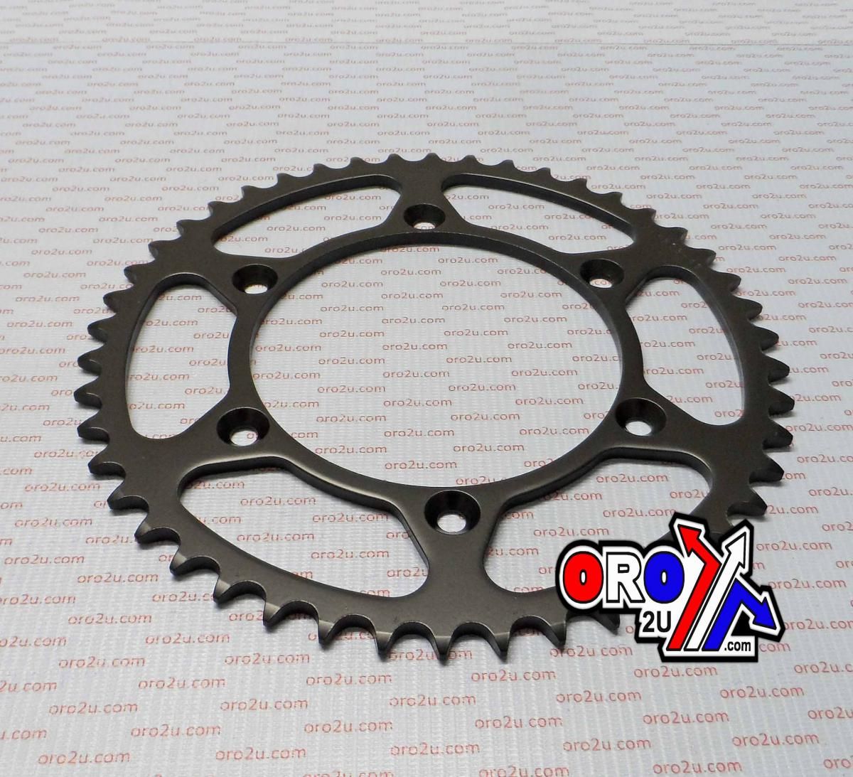 REAR SPROCKET STEEL JTR808.46 BLACK - Image 2