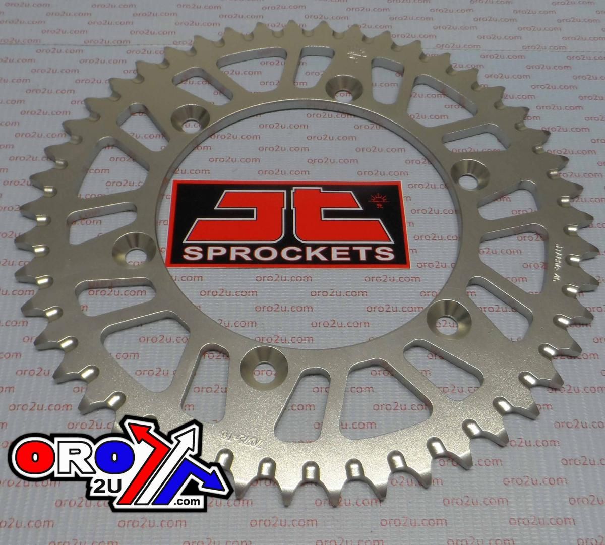 REAR SPROCKET ALLOY SILVER 808, JTA808.46 - Image 3