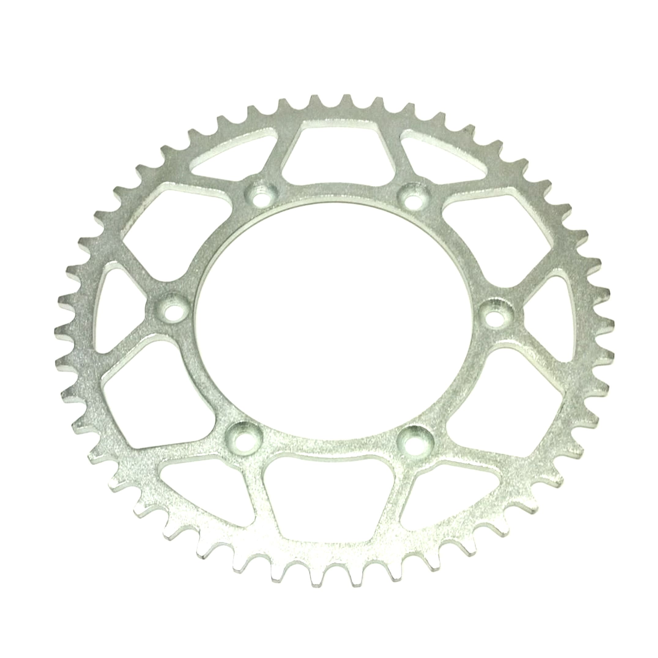 REAR SPROCKET STEEL HARD LIGHT SILVER SR808-48.S 11H-402-48