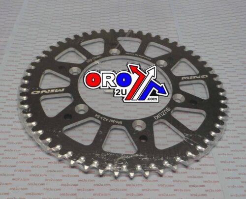 MINO REAR SPROCKET BLACK ALLOY, 25-423-520-54 JTR808