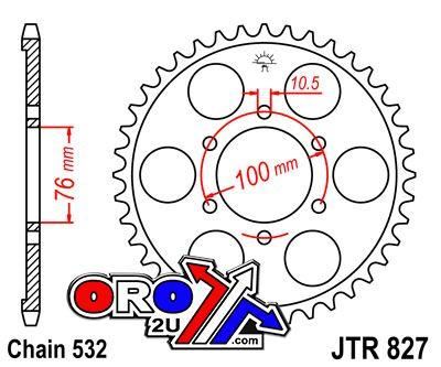 REAR SPROCKET JTR827.43 JT