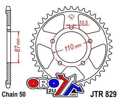 REAR SPROCKET JTR829.47 JT