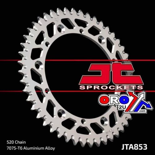 REAR SPROCKET ALLOY SILVER, JTA853.45 7075-T6 Aluminium