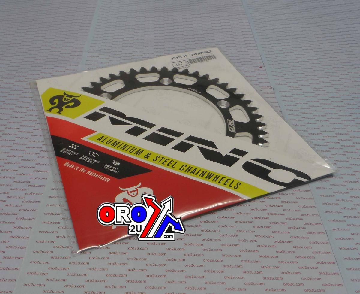 MINO REAR SPROCKET ALLOY BLK 853, 25-831-520-49 - Image 2