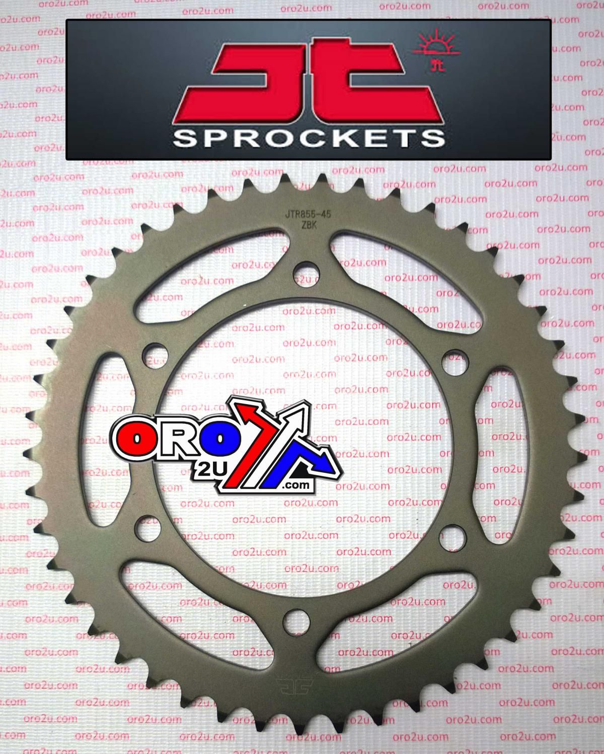 REAR SPROCKET STEEL HARD ZBK, JTR855.45ZBK - Image 2